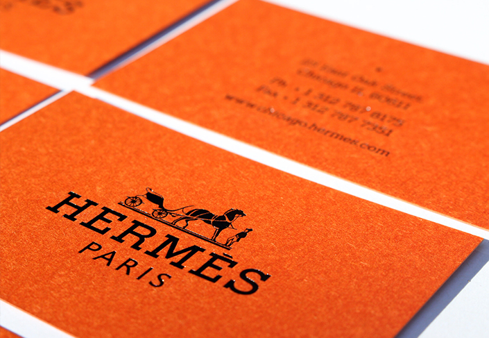 Hermes Business Cards  15 Custom Hermes Business Card Designs